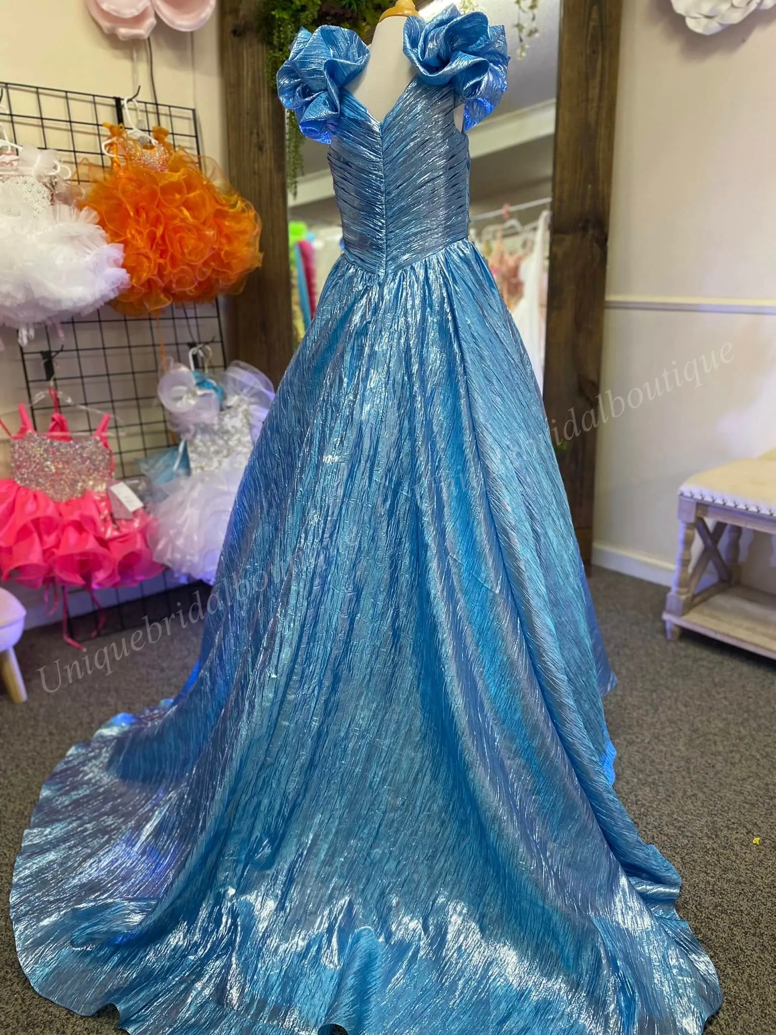 Metallic Lame A Line Winter Wonderland Pageant Dress... From Uniquebridalboutique, $94.87 | DHgate.Com Metallic Lame A Line Winter Wonderland Pageant Dress... From Uniquebridalboutique, $94.87 | DHgate.Com