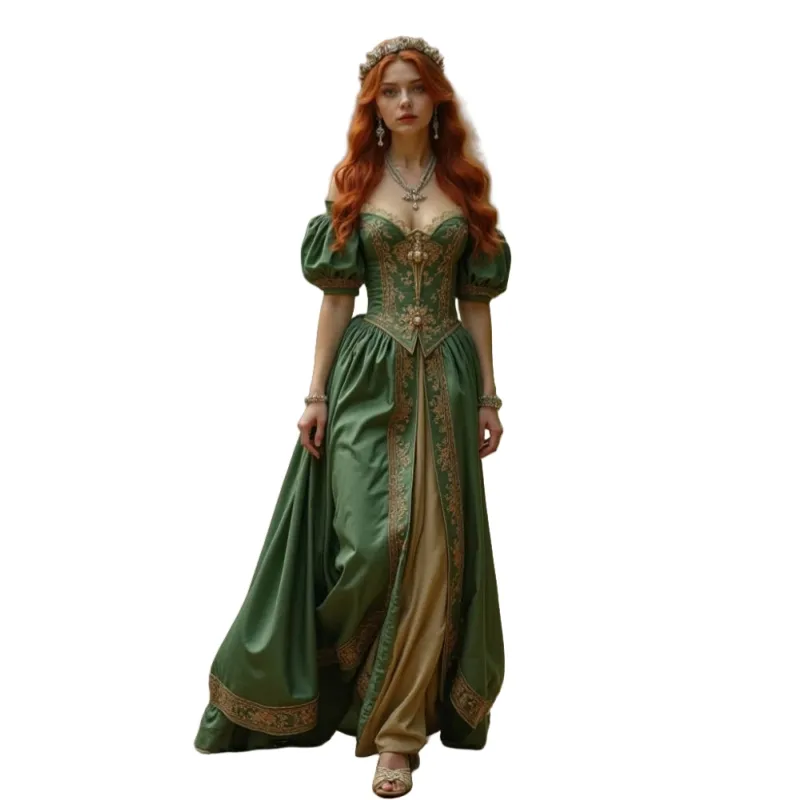pomona green dress Baby Blue Structured Panel Ball Gown with Embossing Bows and Hand Embroidered Petals M