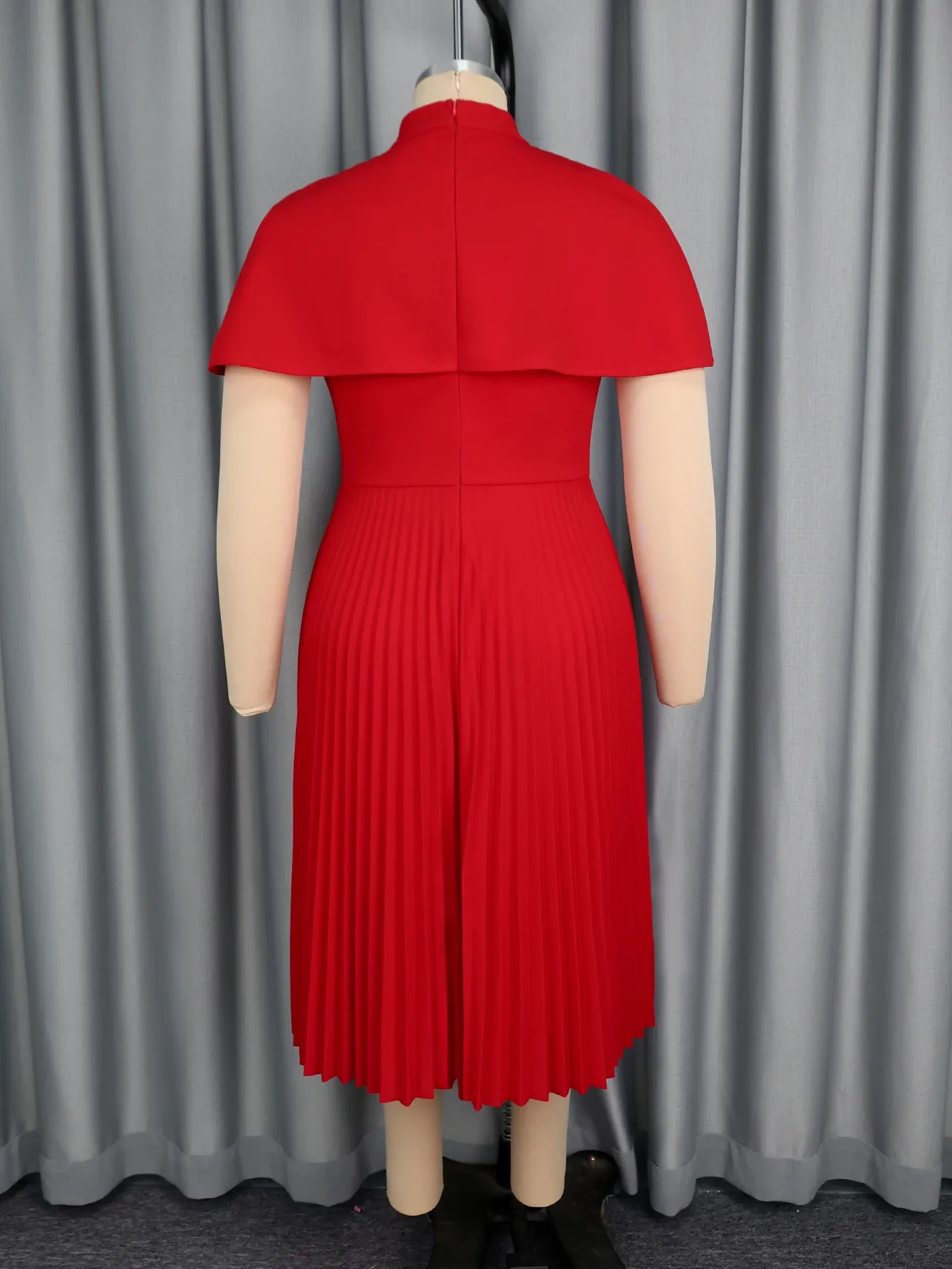 strapless open back dress Prettylittlething Red Dress 6 main image 1