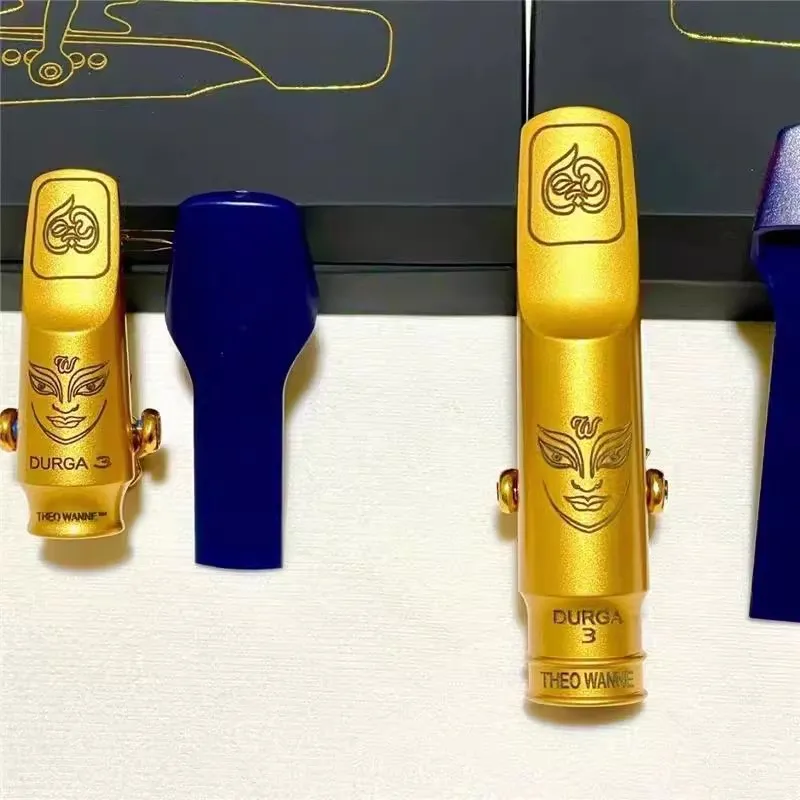 NEW Durga Flute Head 3 Generation Professional Alto Saxophone Metal Mouthpiece Gold Plating Sax Mouth Pieces Accessories