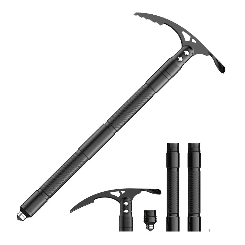 Ice Axes Multifunction Hoe Climbing Pickaxe Survival Tool for Ice