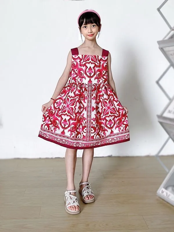 girls cotton summer dresses Puka Littles | Mommy & Me Matching Dresses & Kids Resort Wear