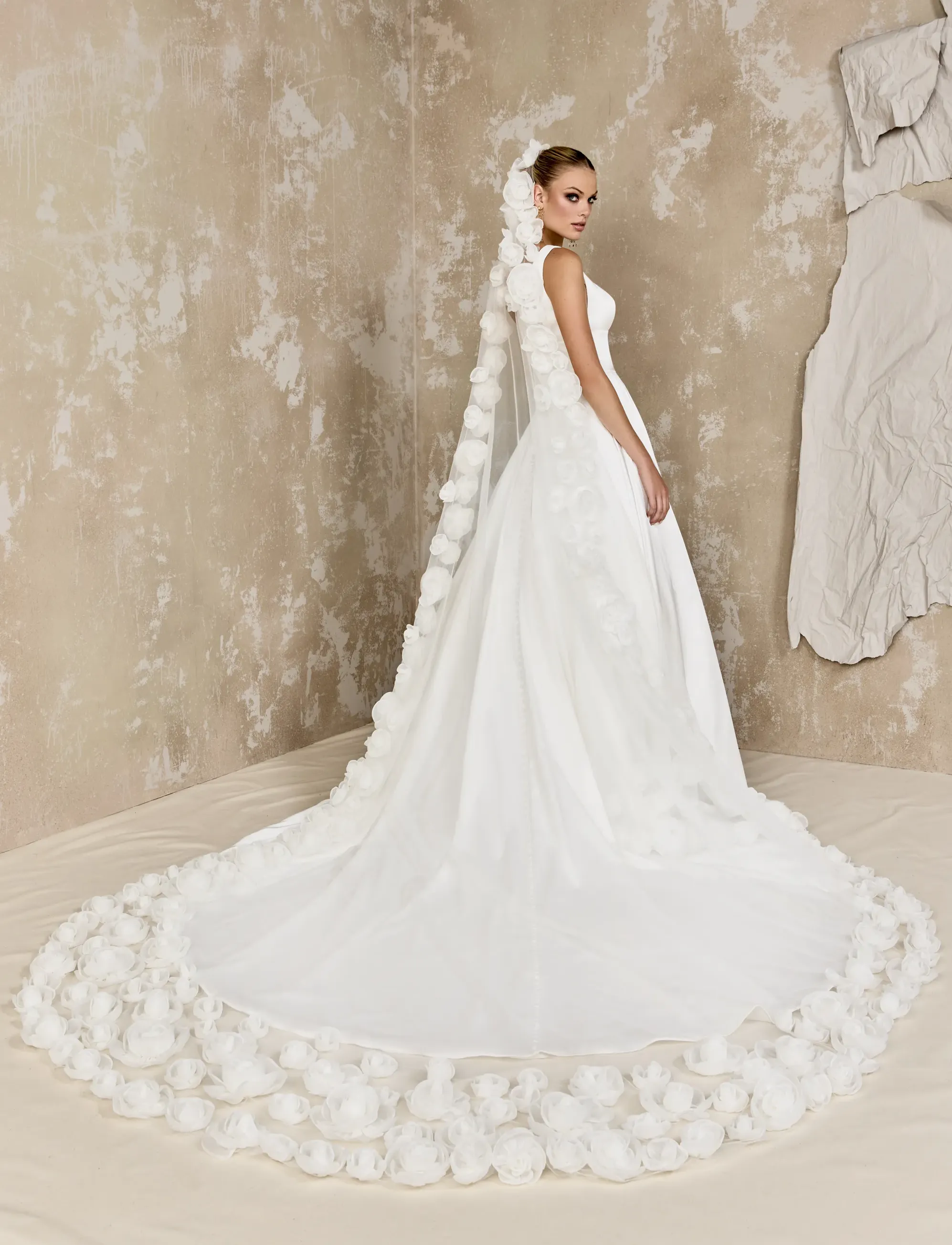 Cathedral Length Bridal Veil With Comb One Layer... From 