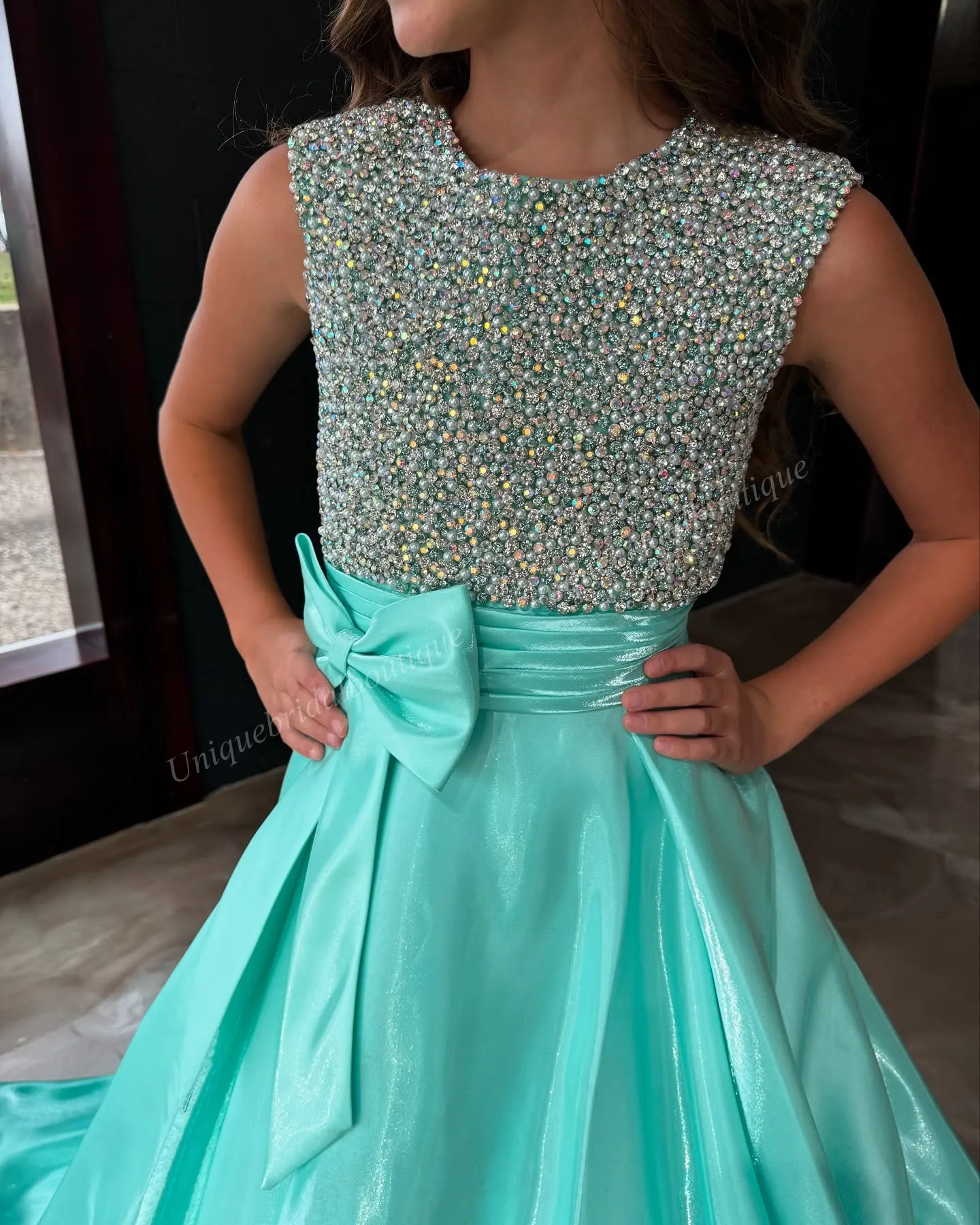 beach cover ups and dresses Long Strapless Stretch Satin Dress With Sweetheart Neck main image 1