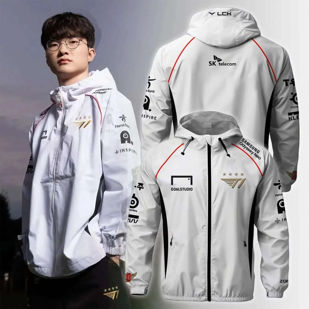 2025 T1 UNIFORM JACKET Faker XLサイズ 2025 T1 Uniform Jacket with DIY Marking Kit Faker League of