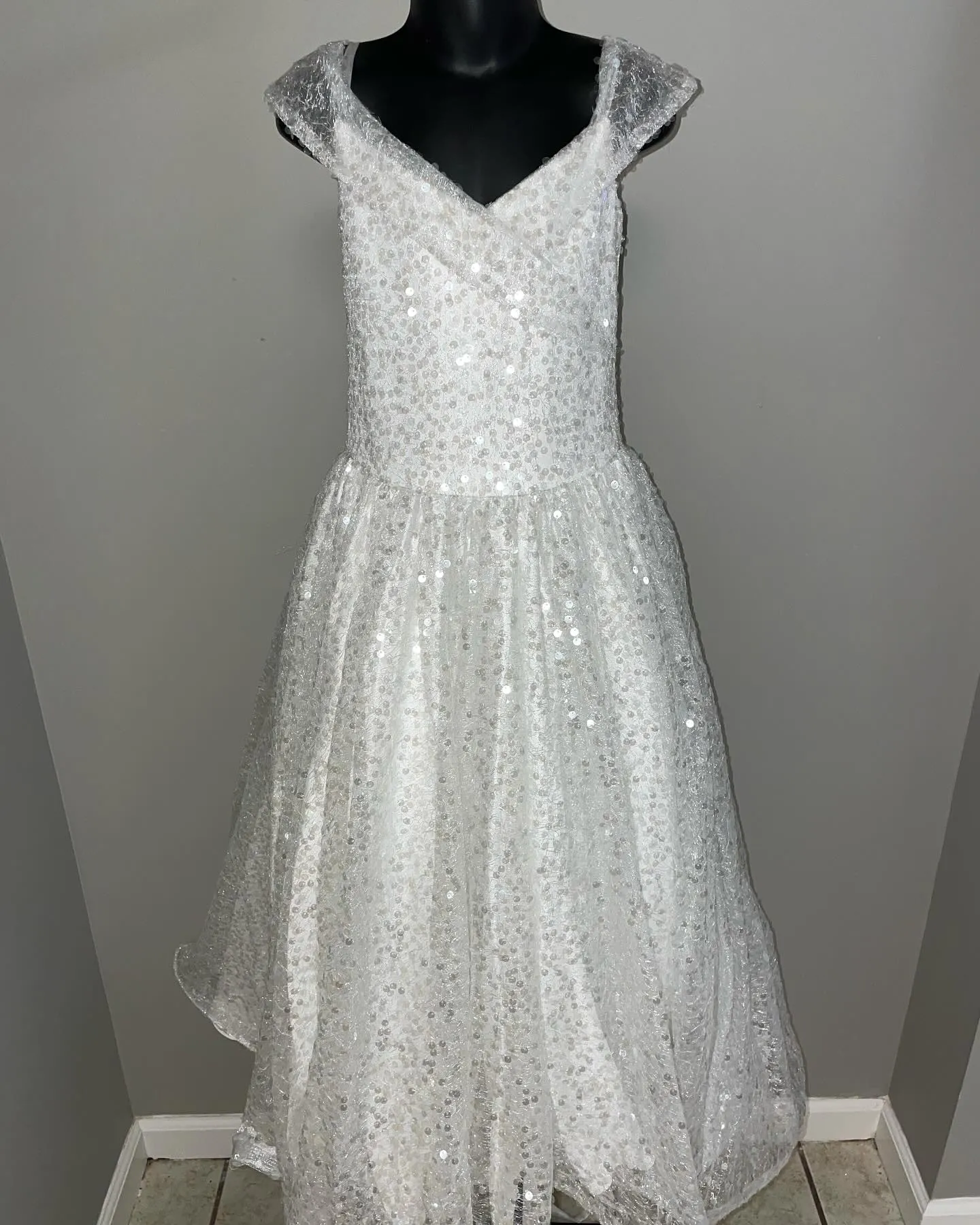 Arkling Sequin Pageant SS for Little Girls