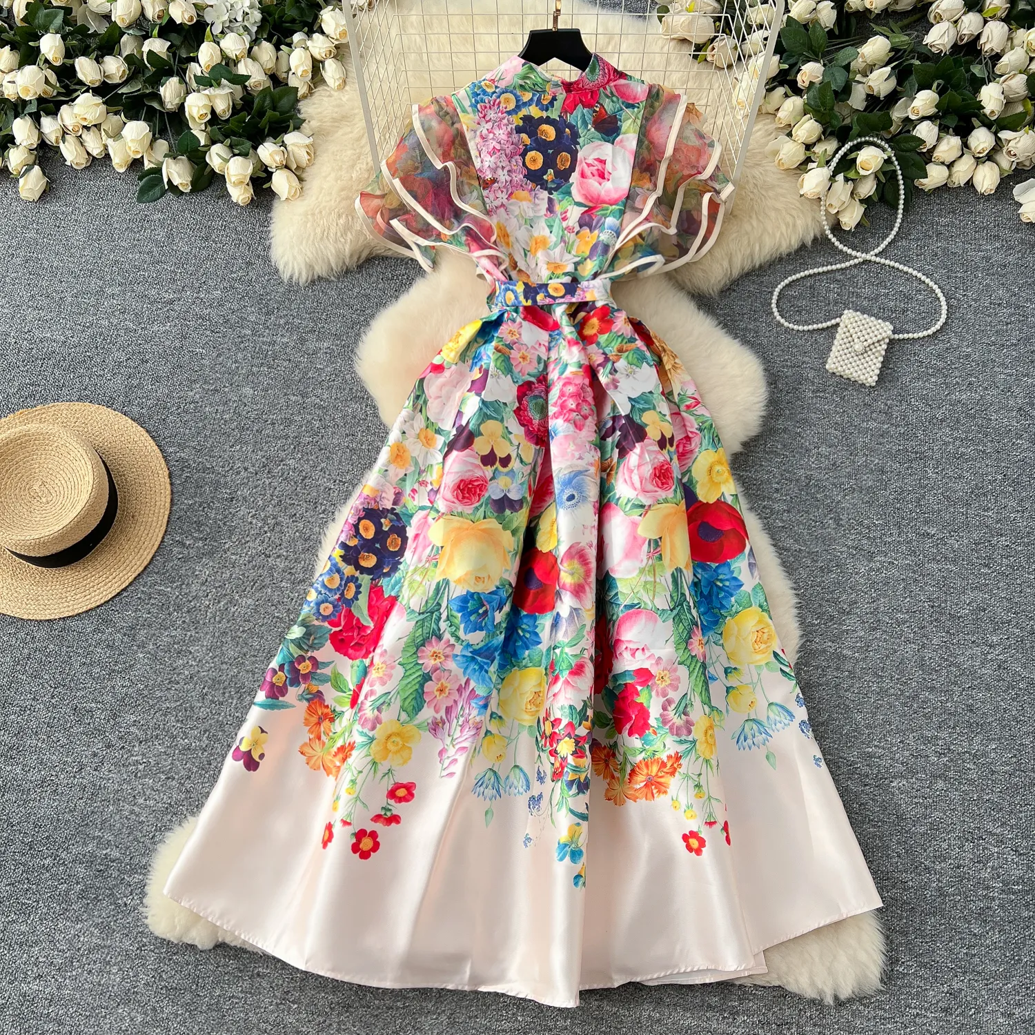white christmas dresses Steve Madden Sol Floral Dress, X-Small