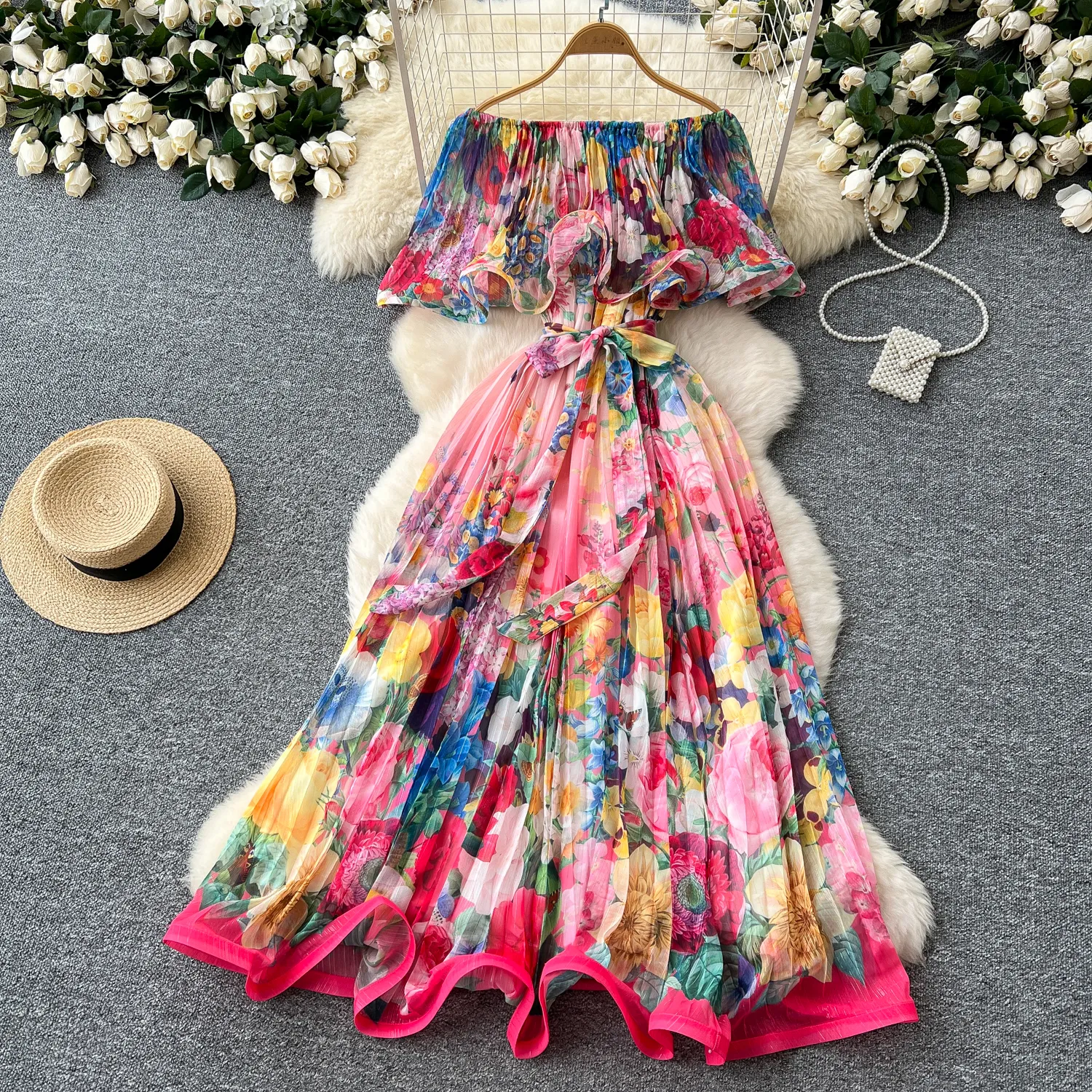Basic Casual Linen Blend A-Line Dress with Slash Neck and Floral Print for Summer Women from Dhgate Basic & Casual Dresses - price 35.18 Basic Casual Linen Blend A-Line Dress with Slash Neck and Floral Print for Summer Women from Dhgate Basic & Casual Dresses - price 35.18