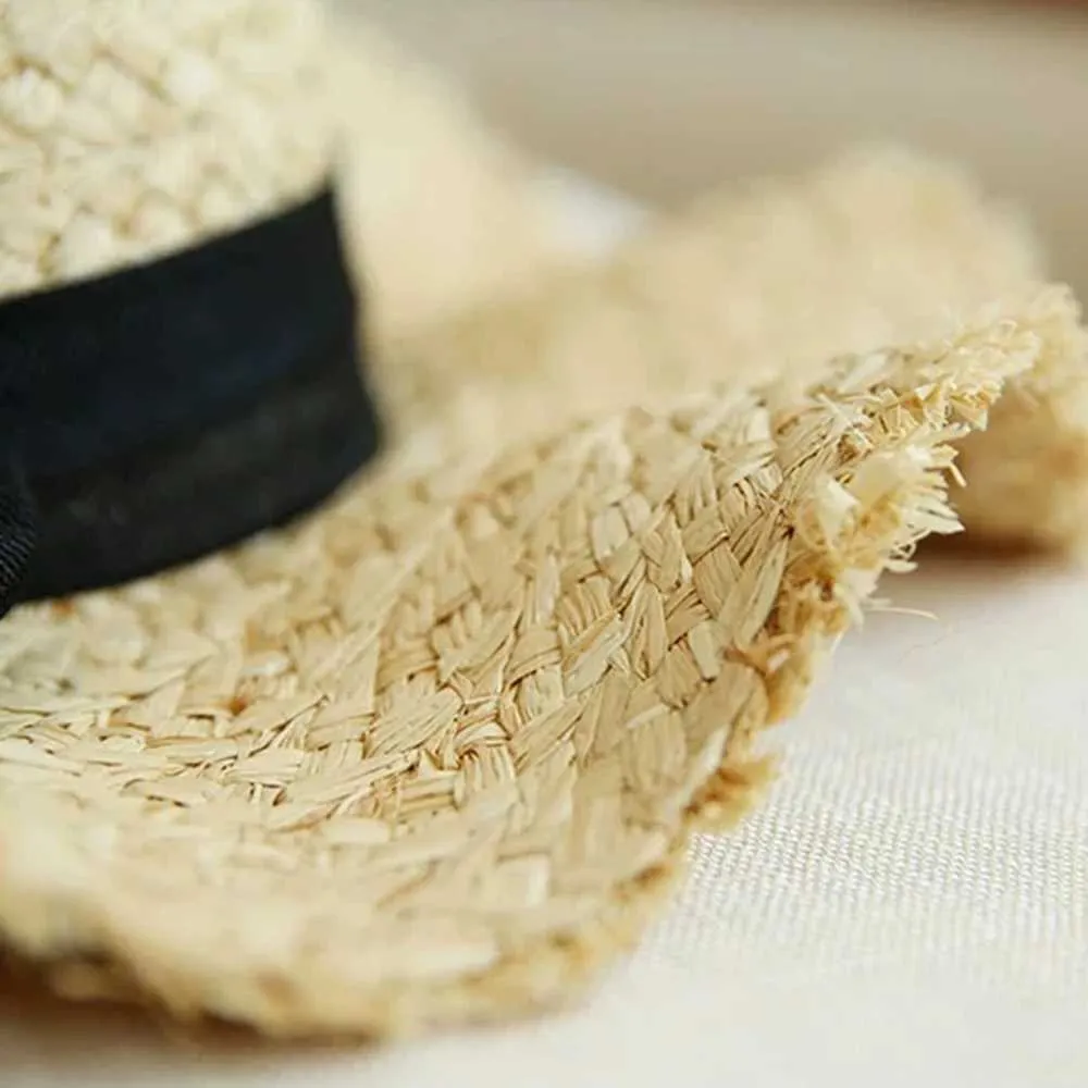 Wen Raffia Straw Hats High Quality Wide Brim Boater... From 