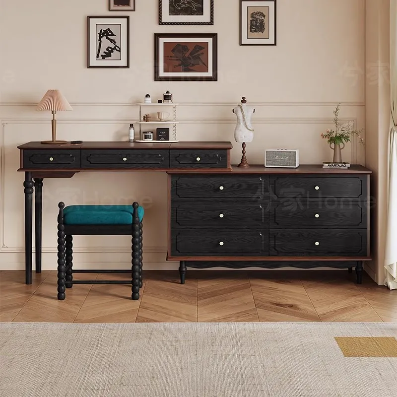 French Vintage Vanity Dresser & Chest Combo, Red Oak... From  Meow_householdes, $1,741.77 | DHgate.Com