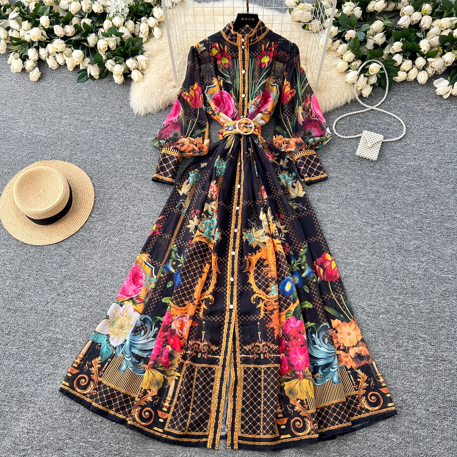 knee length dresses for ladies Charming Long Pink V-Neck Glitter Sleeveless Prom Dresses Long Slit Online