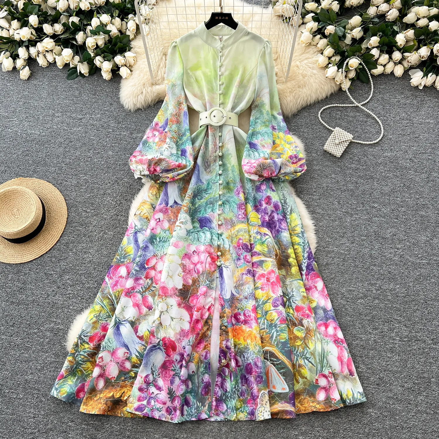 Basic Casual Dresses A Line 2025 Spring Summer Holiday Flower Dress Womens Stand Collar Long Lantern Sleeve Floral Print Belt Linen Clothes Robes Vestidos From Xiongstore, $34.18 | DHgate.Com Basic Casual Dresses A Line 2025 Spring Summer Holiday Flower Dress Womens Stand Collar Long Lantern Sleeve Floral Print Belt Linen Clothes Robes Vestidos From Xiongstore, $34.18 | DHgate.Com