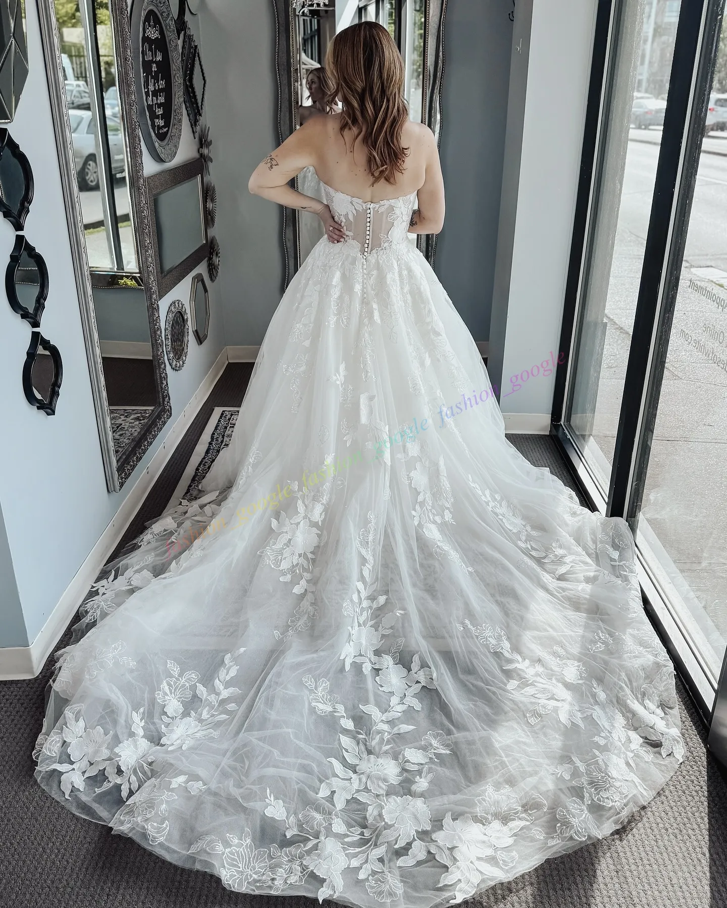Modern Ballgown Wedding Dress Strapless Ivory Tulle... From Fashion_google,  $328.04 | DHgate.Com