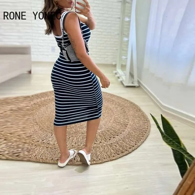 knee length dresses for ladies Midi Dresses for Women 2026 Spring Square Neck Tank Sleeveless A Line   Divahotcouture