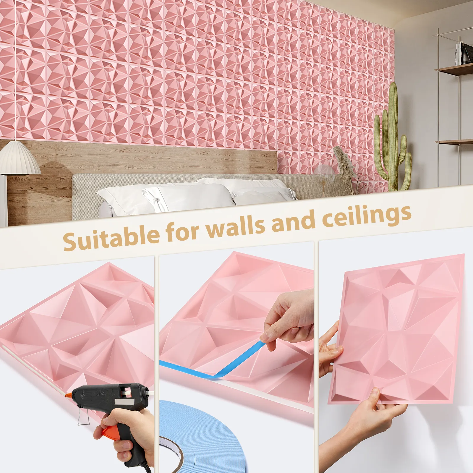 3D Wall Panels For Interior Walls Textured PVC... From Dh911256299, $33 ...