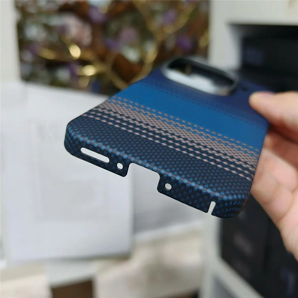 本物のカーボンファイバーアラミドスリムケース OPPO Find X9 Pro 用