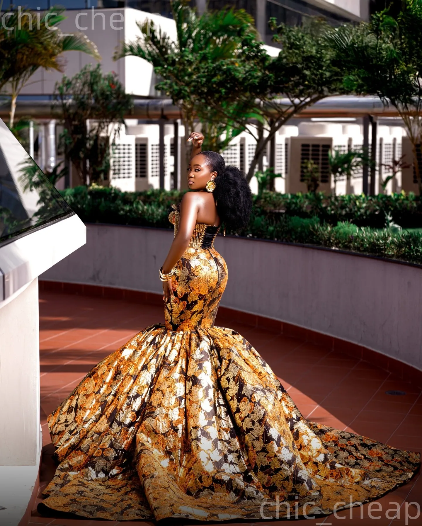 formal nigerian dresses for women Nigerian Printed Mermaid camo prom dresses with Halter Neckline and Beaded Detailing