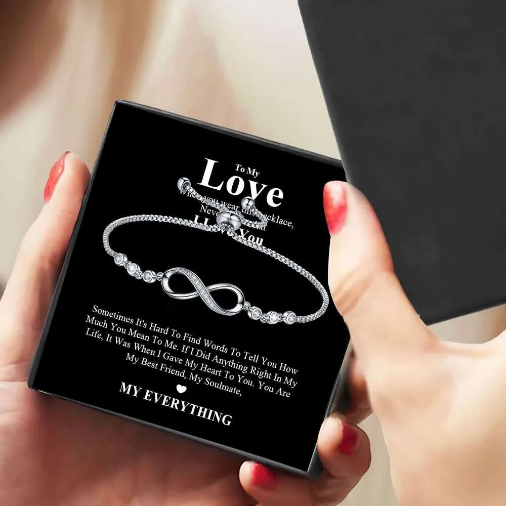 Adjustable Figure 8 Mobius Bracelet Luxury Jewelry_voghion.com