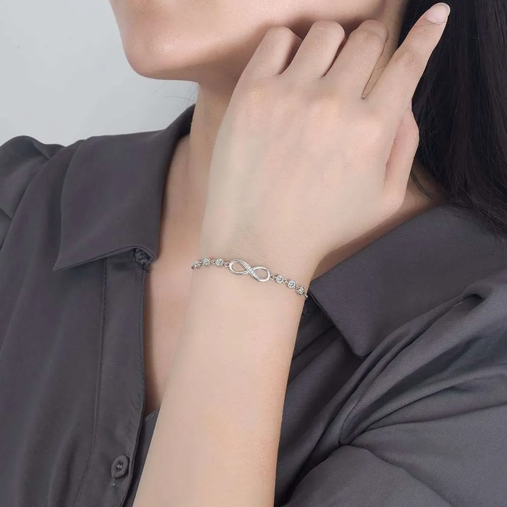 Adjustable Figure 8 Mobius Bracelet Luxury Jewelry_voghion.com