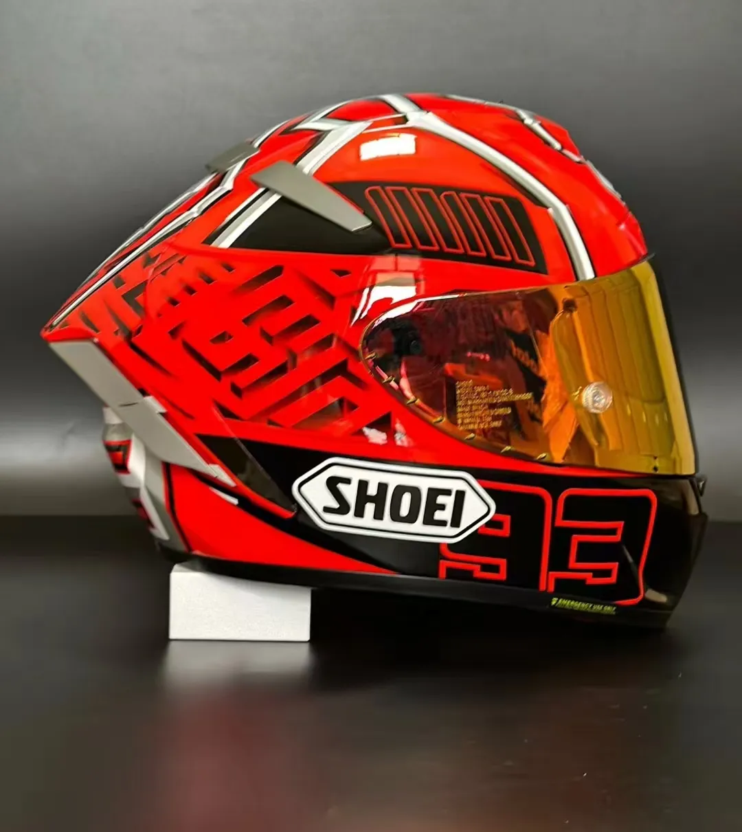 Casco De Motocicleta Integral Shoei X14 Rojo De 108,55 € | DHgate