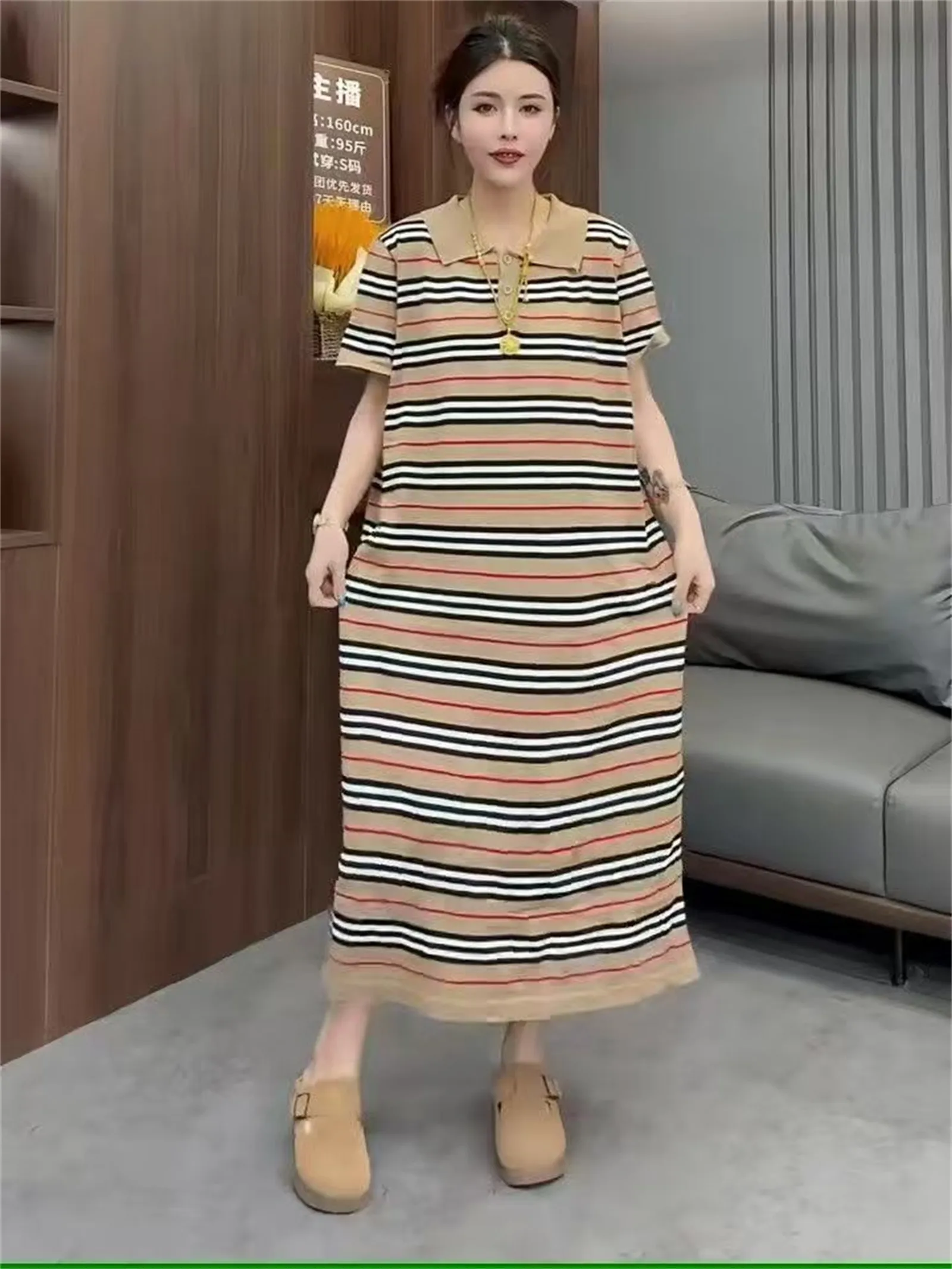 loose maternity dresses Off-the-shoulder Photoshoot Dress, Pink / S Perfect for any season Loose Maternity Dress Mid-Calf Length