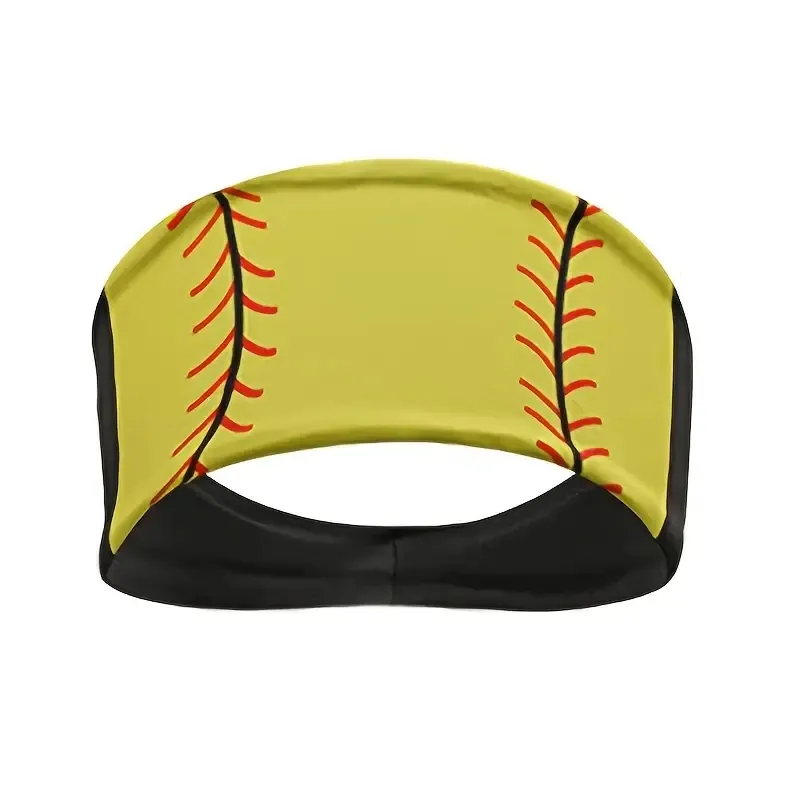 Bandeau De Baseball/softball élastique – Jaune, Taille Unique, Neuf