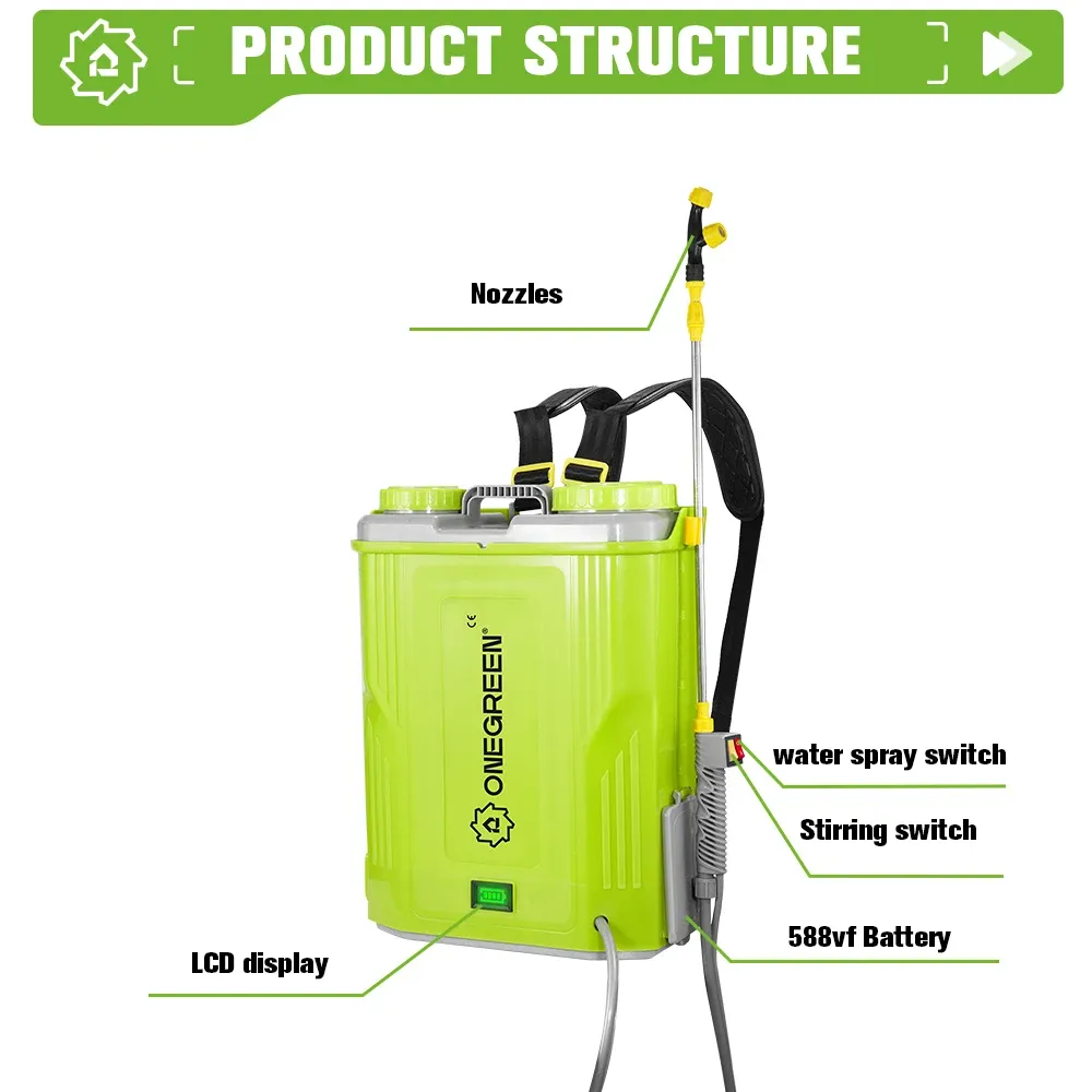 ONEGREEN 20L Electric Sprayer Electric Garden Sprayer... From Dh4402004,  $151.85 | DHgate.Com