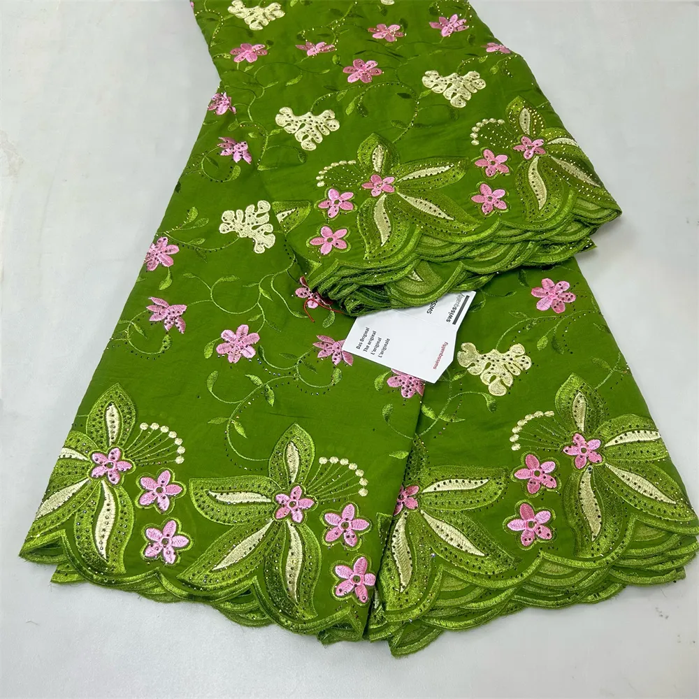 Elegante Tela De Encaje De Gasa Suiza Africana De 5 Yardas Con Delicados  Detalles En Piedra Para Vestidos De Fiesta De 43,6 € | DHgate, image size:1000x1000