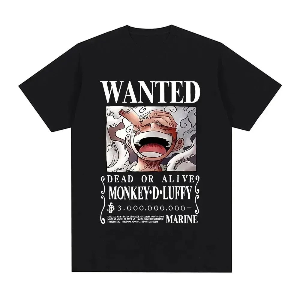 Wholesale Luffy Gear 5 Mens T Shirts Japanese Anime One Piece