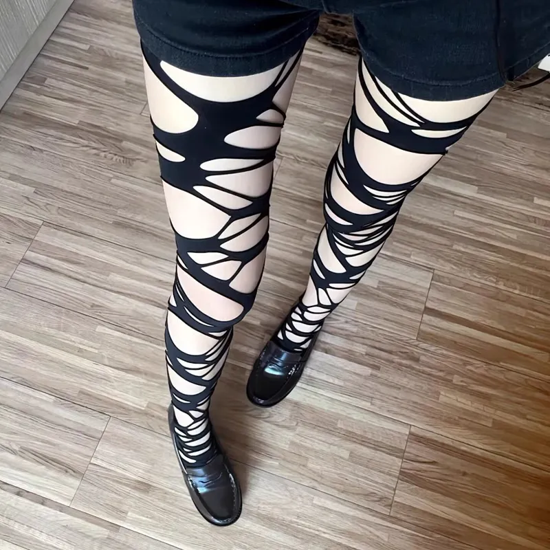 3 Pares De Medias De Malla Negra Con Diseños De Halloween – Pantimedias De Rejilla Con Arañas Y Esqueletos Para Mujer, Ideales Para Fiestas Góticas Y Carnaval