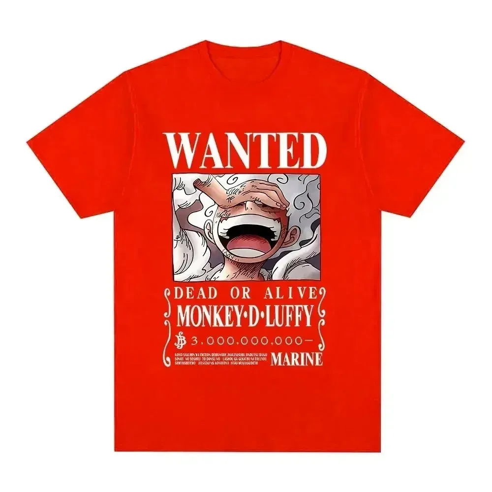 Wholesale Luffy Gear 5 Mens T Shirts Japanese Anime One Piece