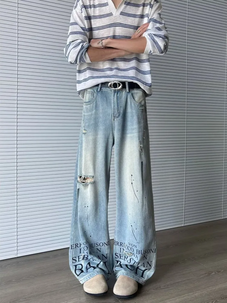 2000's archive wide design black slacks archive design 2000's Y2K