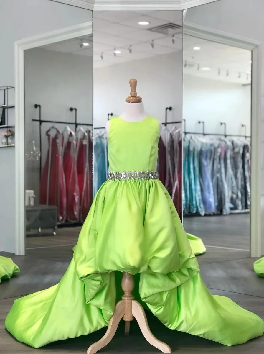 green pageant dresses for juniors The Longsleeve Viola Dress