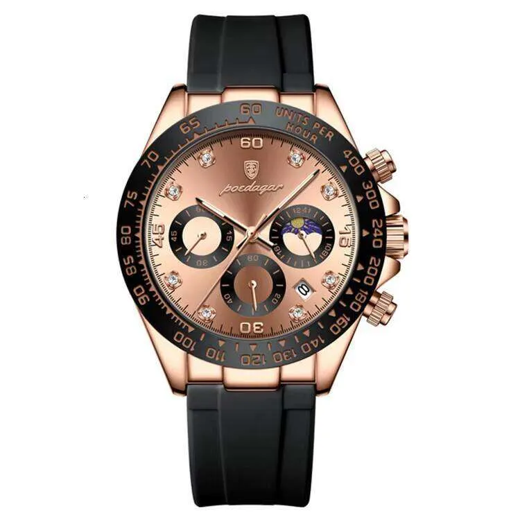 Mens Multifunctional Silicone Strap Sports Watch | DHgate display picture 1