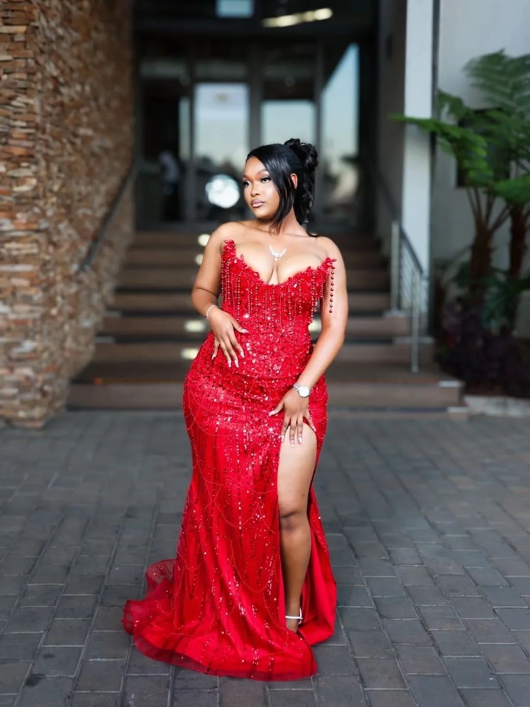engagement dress red Mermaid Red Sequin Prom With High Split,... From Chic_cheap, $239.78 Engagement photoshoot Camouflage prom dress | this dress will be Color:Black Suede/Pink Suede 2025BFCM1420