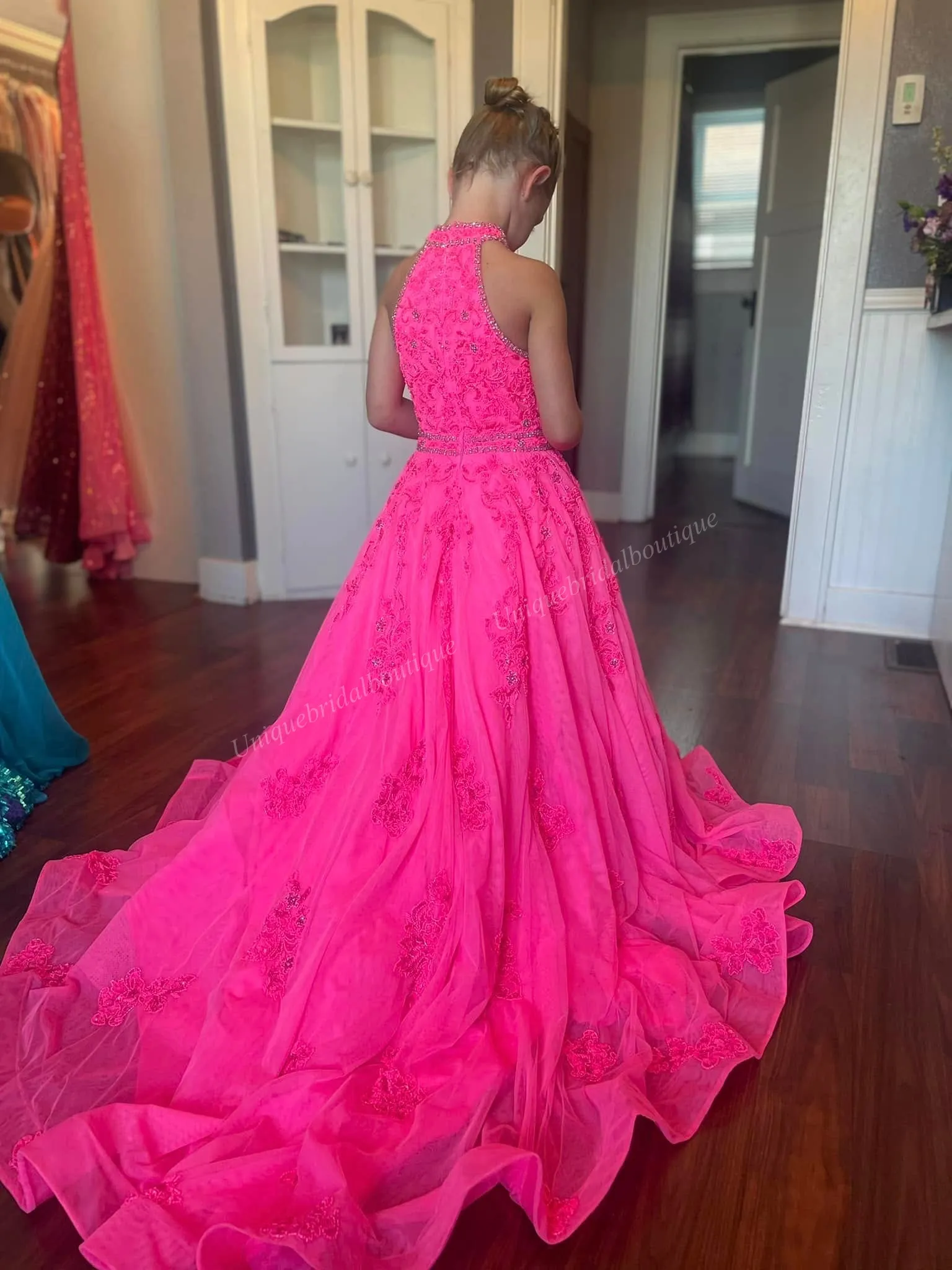 open lace back dress Alyce Women Neon Pink One Shoulder Sequin Dress Pink / Juniors/Women 00 main image 0