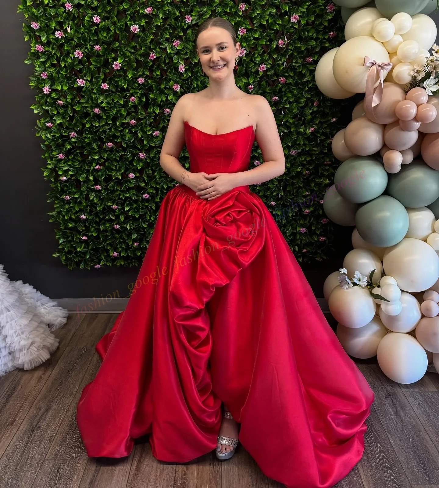 fitted red homecoming dresses Primavera Couture 3799 Red Prom Dress Size 000 Long Beaded Gown Sequin  Ruffle – Glass Slipper Formals main image 1