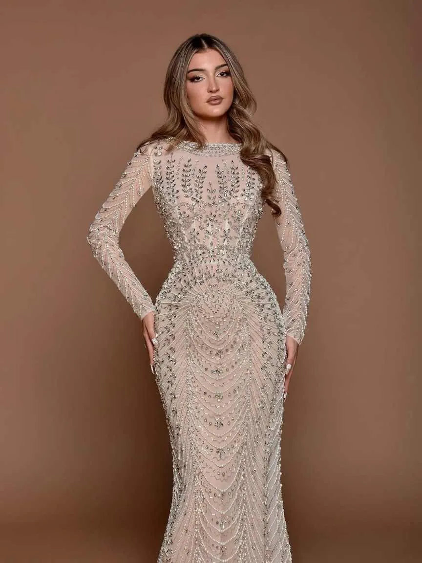 expensive evening dresses Luxury Dress Silver Pattern XL / Beige / Lace this dress is sure to make you stand out. Mermaid Dark Green Luxury Evening