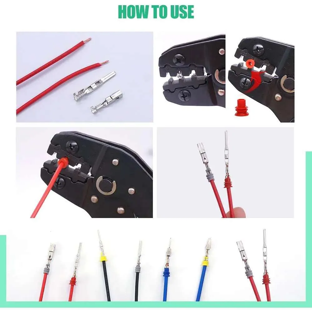 820Pcs Electrical Pin Connectors Kit - Automotive Wire Terminal Set With Removal Tools