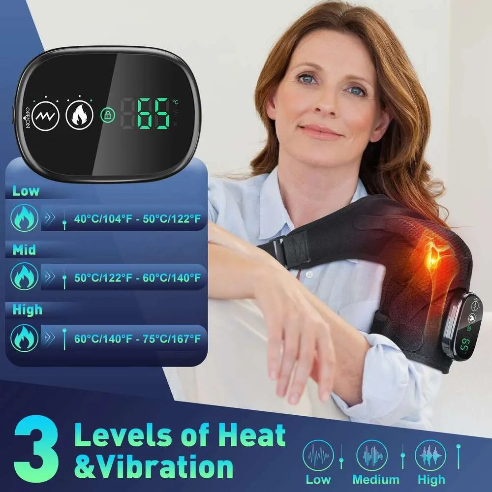 Electric Shoulder Heating Pad With 3 Vibration Modes Wrap Around Hot  Compress Shoulder Massager For Pain Relief And Muscle Relaxation From  Eyelashes03, $25.4 | DHgate.Com