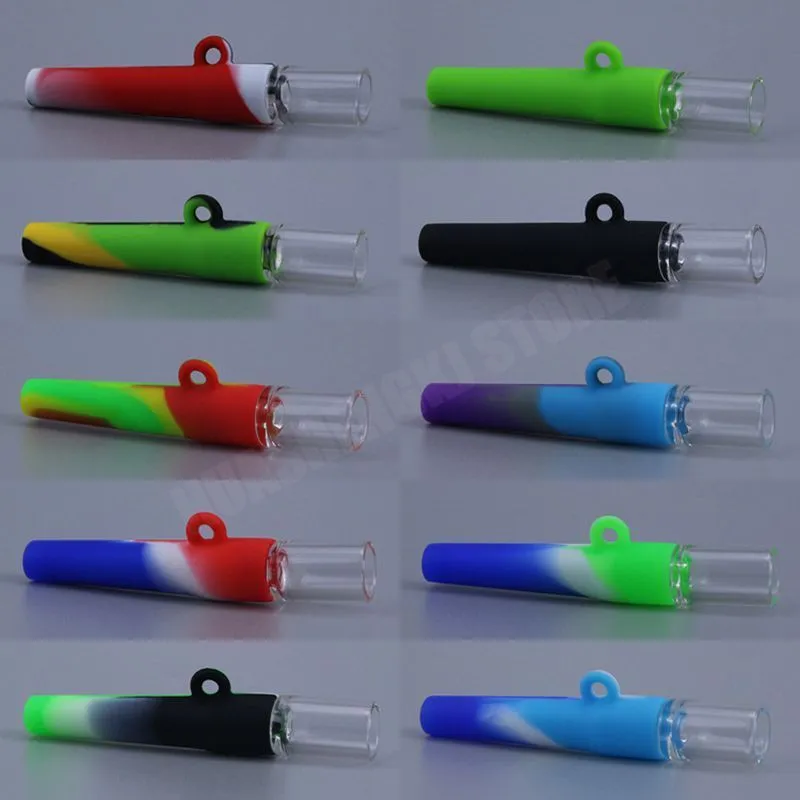 Cool Colorful Silicone Portable Pyrex Thick Glass... From Huashengkj, $0.6 