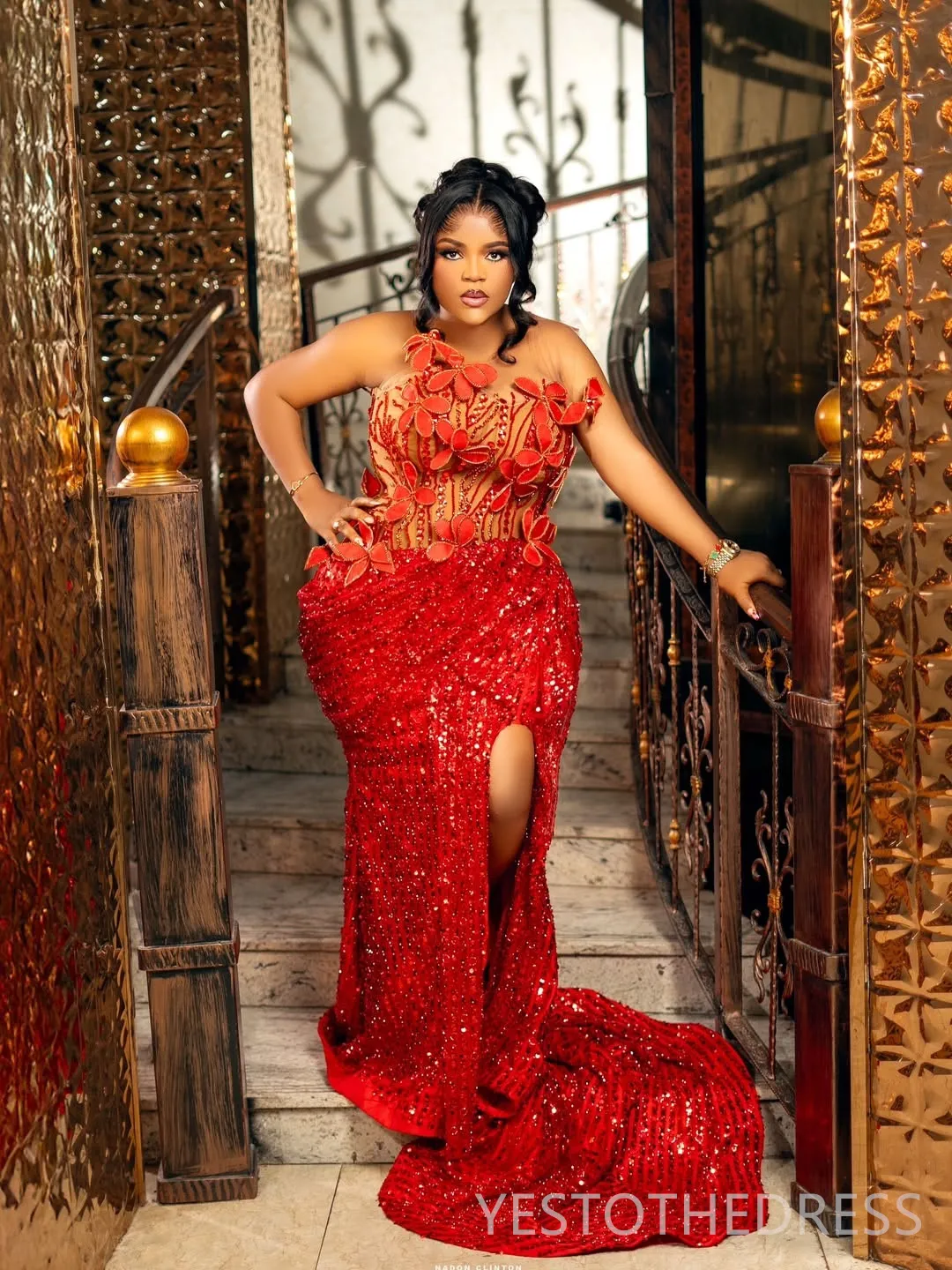 Plus Size Red Mermaid Prom Dress 2026 Evening Dresses... From 205,89  |  DHgate
