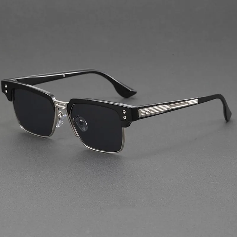 CB Fashion Accessories Half Rim Square Sunglasses Men  display picture 2