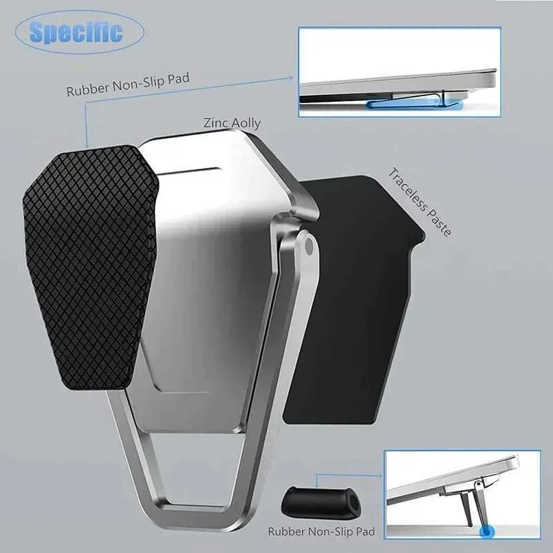 Laptop Notebook Stand: Portable Metal Riser, Foldable Cooling Kickstand ...