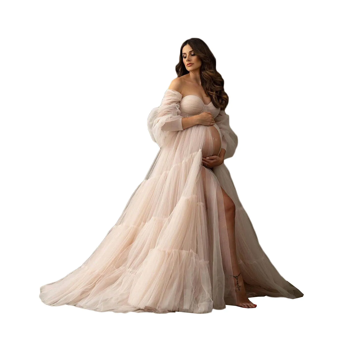 Vintage Champagne Maternity Dress For Photo Pregnancy... From Huifangzou, $70.53 | DHgate.Com Vintage Champagne Maternity Dress For Photo Pregnancy... From Huifangzou, $70.53 | DHgate.Com