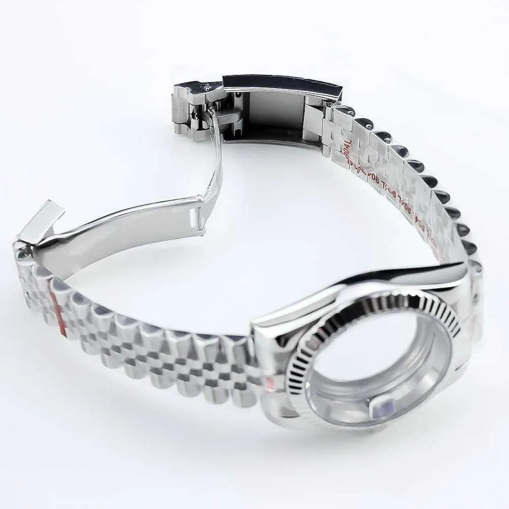 Bracelet Montre Acier Inoxydable Fond Transparent 39.5mm - Pour Mouvement NH35/NH36, Neuf