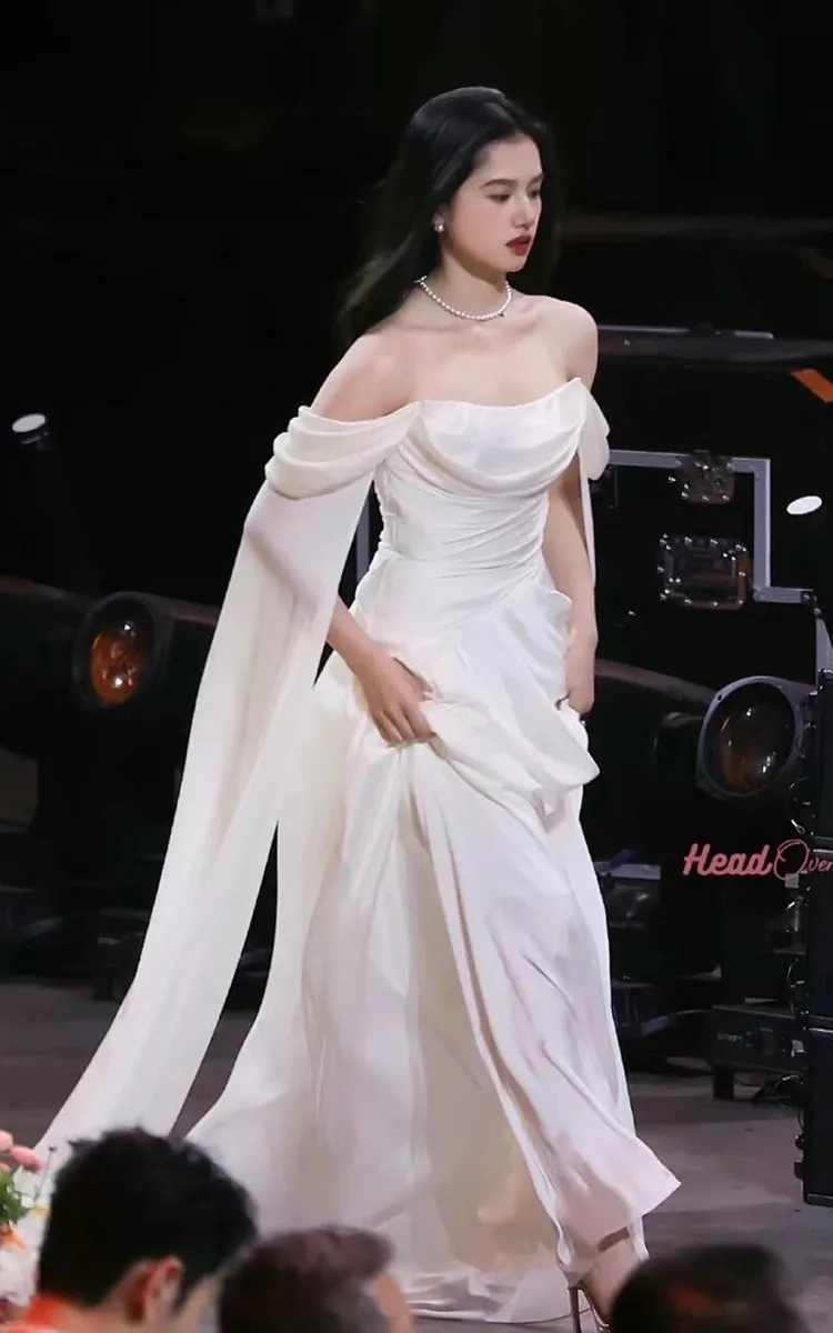 Summer France Elegant Wedding Evening Party White Dress Women Fashion Princess Formal Occasion Vestidos Korean Chic Clothes 240815 White Reception Dresses: Elegant White Formal Evening Gowns For Women  Korean Chic Summer Party Dress For Special Occasions From Eshinestore,  $70.76 In Bulk | DHgate.Com