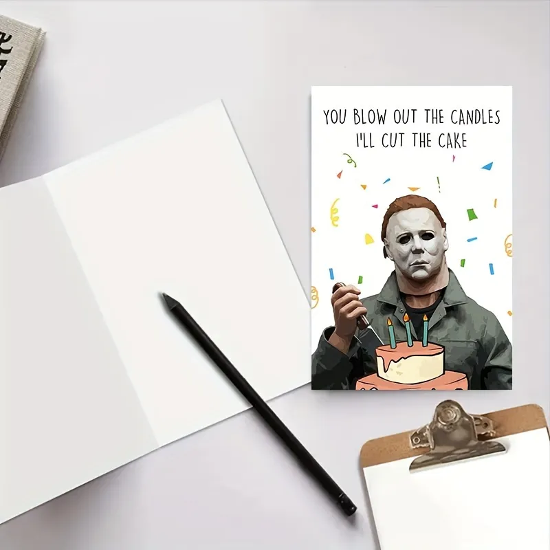 Michael Myers Horror Birthday Card Funny Creepy... From Dh911256299, $23.3 | DHgate.Com Michael Myers Horror Birthday Card Funny Creepy... From Dh911256299, $23.3 | DHgate.Com