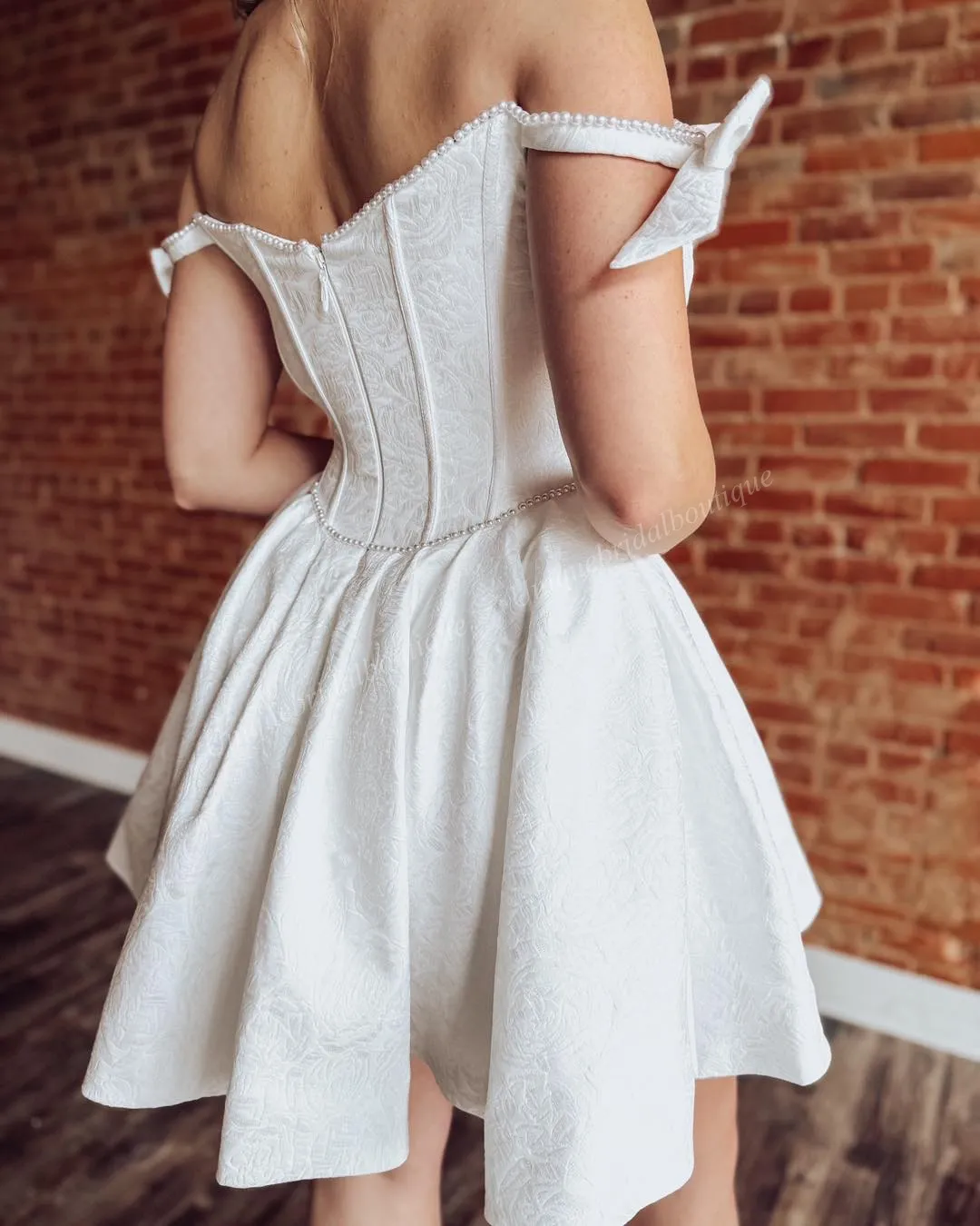 Viral Rosette Jacquard A Line Corset Wedding Dress... From Uniquebridalboutique, $99.86 | DHgate.Com Viral Rosette Jacquard A Line Corset Wedding Dress... From Uniquebridalboutique, $99.86 | DHgate.Com