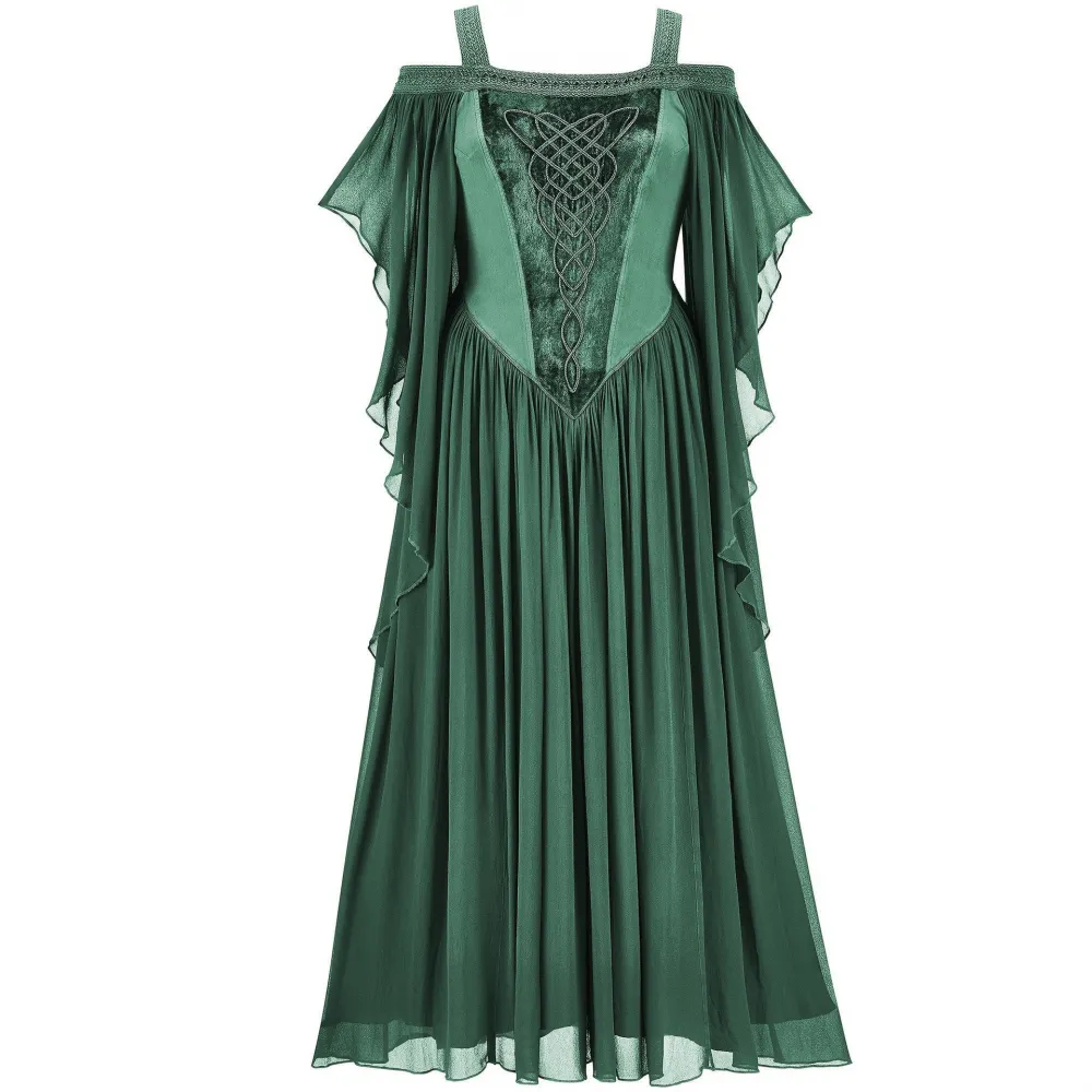 steampunk dress green Green Steampunk Dress main image 0